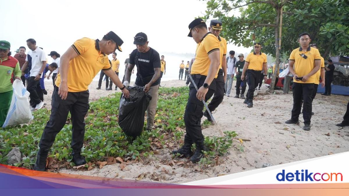 Green Policing di Kuta, Kapolda Bali Ajak Warga Rawat Alam