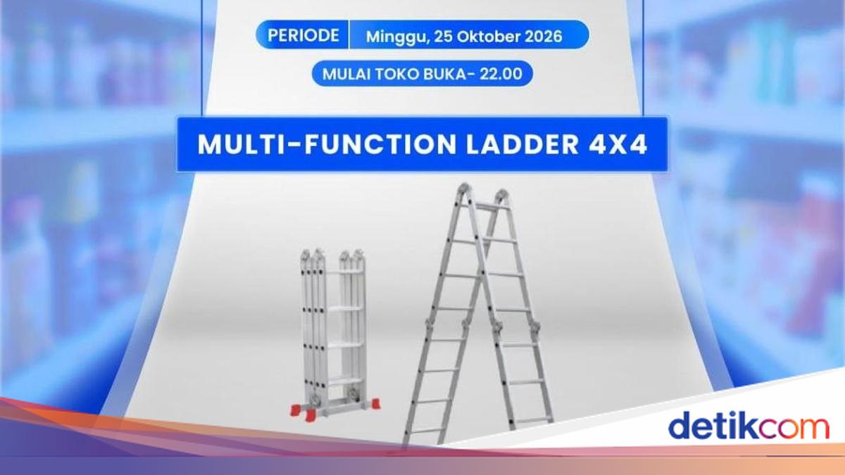 Beli Tangga Multifungsi di Transmart Full Sale Bisa Diskon Rp 700 Ribuan