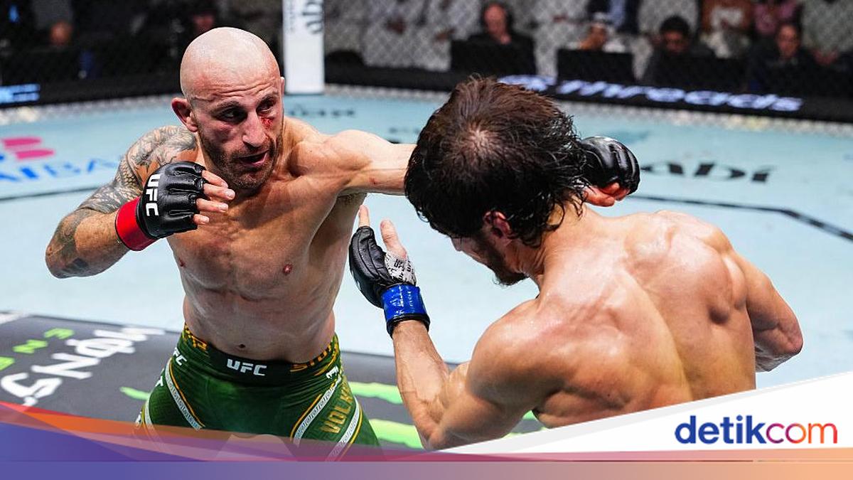 Hasil UFC 333: Volkanovski Bikin TKO Evloev, Pertahankan Sabuk Kelas Bulu