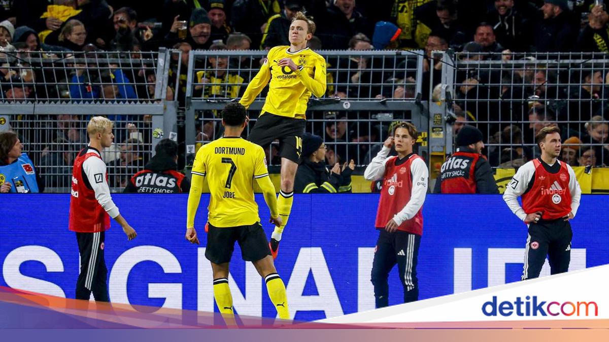 Hasil Liga Jerman: Dortmund Tekuk Frankfurt, Naik ke Puncak Klasemen