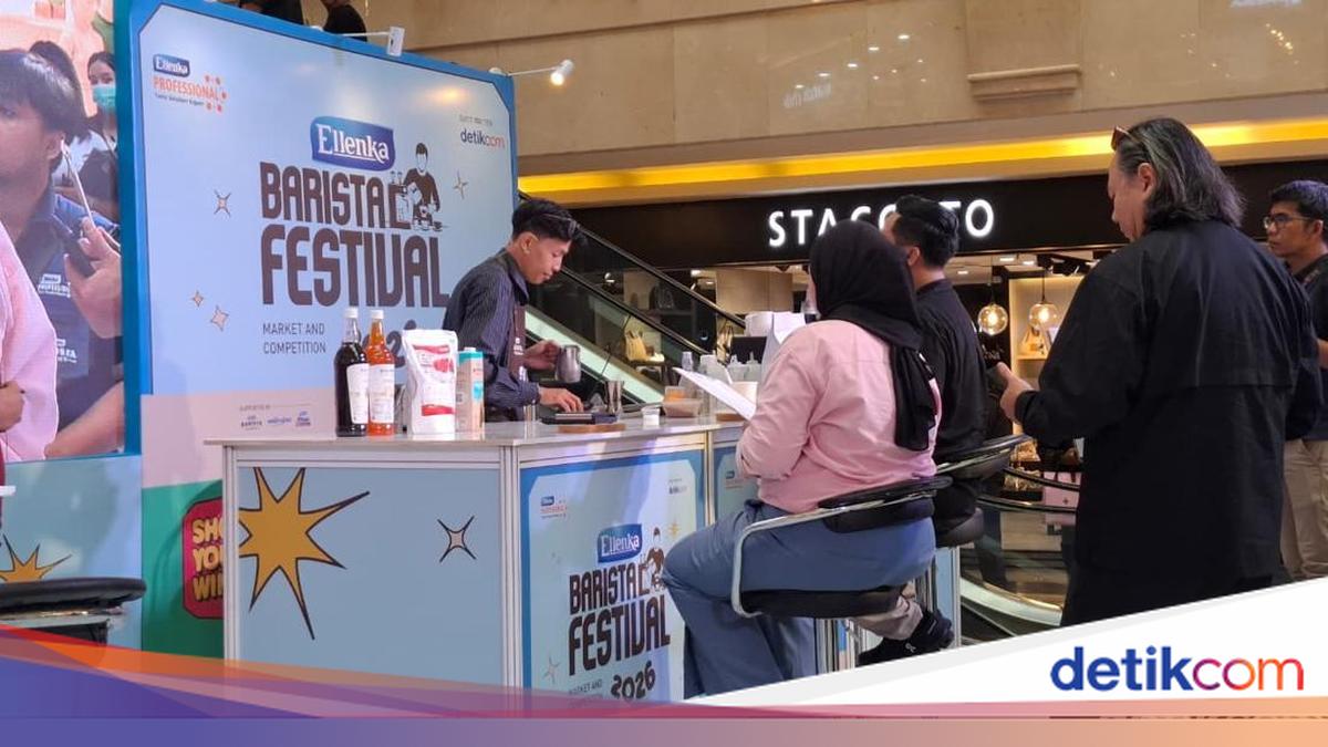 Belasan Barista Ditantang Open Service pada Ellenka Barista Festival 2026