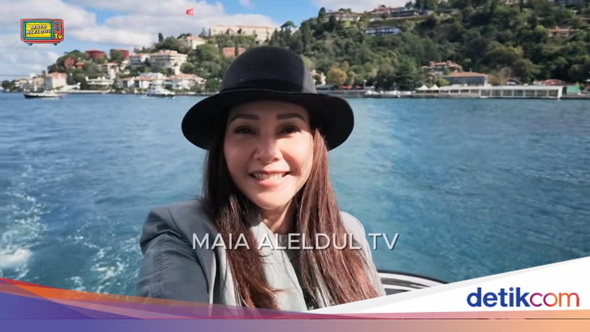 Liburan ke Turki, Maia Estianty dan Irwan Mussry Asyik Coba Kebab Legendaris