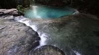 Air Terjun Mata Jitu dijuluki juga Air Terjun Putri Diana, karena mendiang Putri Diana dari Inggris yang pertama membuatnya terkenal (Agung Pambudhy/detikcom)