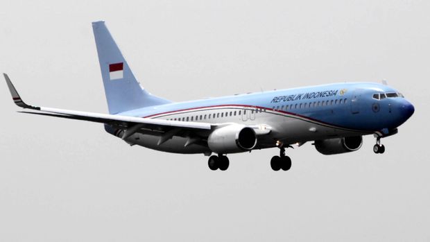 Pesawat Kepresidenan Republik Indonesia telah tiba di Bandara Halim Perdanakusumah, Jakarta Timur. Pesawat Boeing Bussines Jet (BBJ)-2 yang  dibuat pada 2013 seharga US$ 91,2 Juta.
