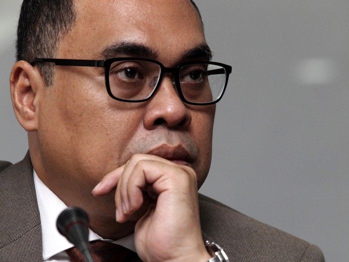 Majelis Kehormatan Mahkamah Konstitusi (MKMK)hari ini telah memutuskan bahwa Akil Mochtar terbukti melanggar kode etik dan perilaku hakim. Jakarta (1/11/2013). Akil di jatuhi sanksi dipecat dengan tidak hormat. File/detikFoto.