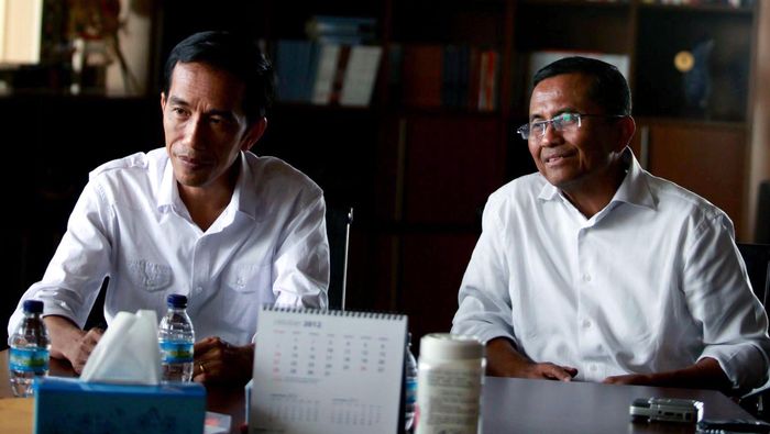 Jokowi dan Dahlan Iskan/Foto: Hasan Alhabshy Jokowi dan Dahlan Iskan/Foto: Hasan Alhabshy