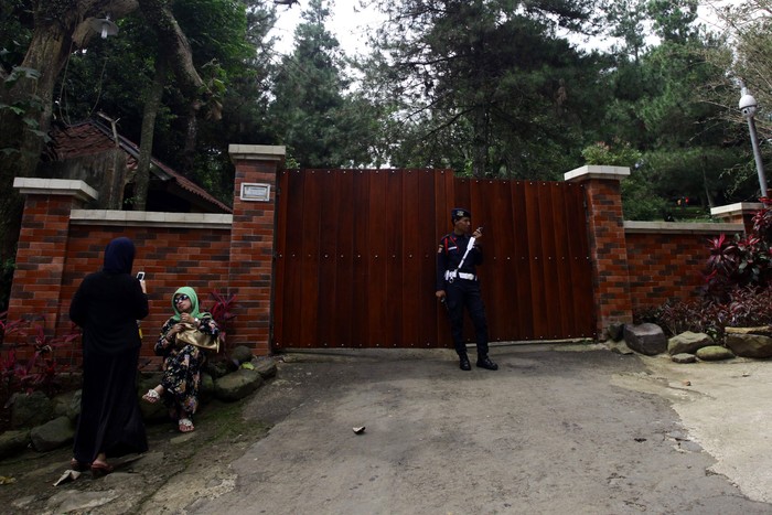 Indah Dan Asrinya Rumah Prabowo Subianto Suasana kediaman calon presiden Prabowo Subianto di Bojongkoneng, Bogor, Jawa Barat, Rabu (9/7/2014). Rumah diatas bukit ini memiliki udara yang sejuk, taman yang luas dan suasana yang asri.