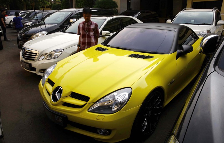 Ilustrasi mobil yang disita. Foto: Rachman Haryanto Ilustrasi mobil yang disita. Foto: Rachman Haryanto
