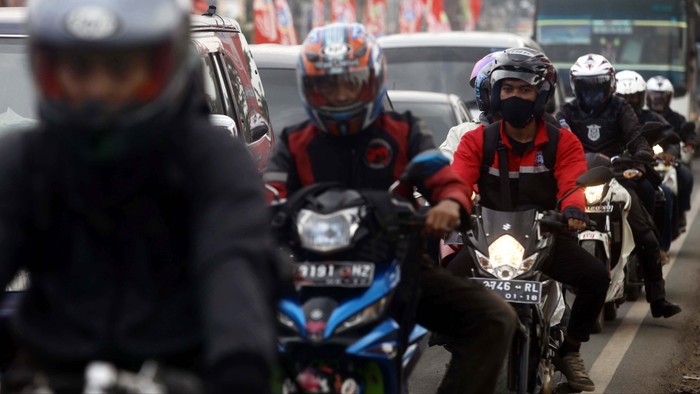 Pengendara Motor Masih Dominasi Jalur Mudik di Jabar