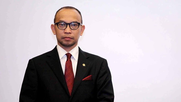 Chatib Basri resmi menjabat orang nomor satu di Kementrian Keuangan usai serah terima jabatan (sertijab) dari Pt Menkeu Hatta Rajasa, di Gedung Kemenku, Jakarta, Selasa (22/5/2013).  File/detikFoto.