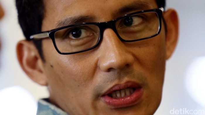 Pengusaha dan Ketua Umum Pengurus Besar Persatuan Renang Seluruh Indonesia (PB PRSI), Sandiaga Uno. File/detikFoto.