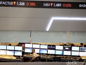 Oktober Inflasi, IHSG Terjungkal ke Zona Merah di Level 6.204