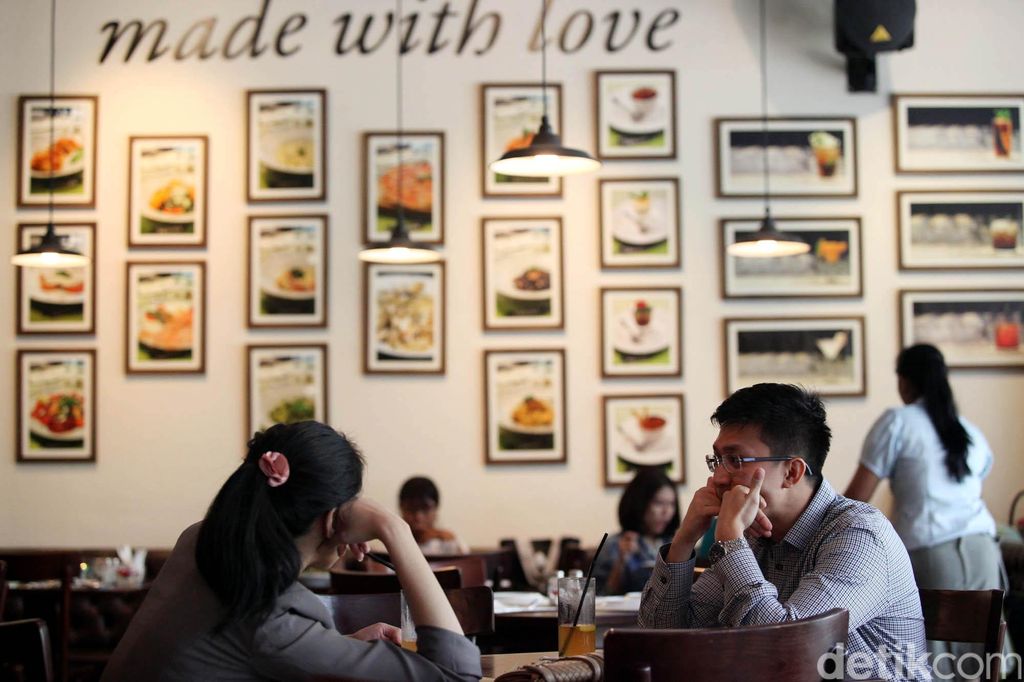 Sepasang keskasih di Restoran. Rengga Sancaya/ilustrasi/detikfoto