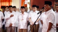 Partai Gerindra besutan Prabowo Subianto mendapat nomor urut 2. (Foto: Agung Pambudhy)