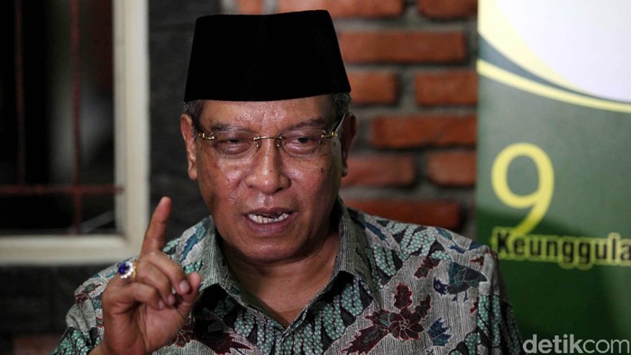 Prof. Dr. KH. Said Aqil Siradj, M.A. atau sering dikenal Said Aqil Siradj adalah Ketua Umum (Tanfidziyah) Pengurus Besar Nahdlatul Ulama periode 2010–2015. File/detikFoto.
