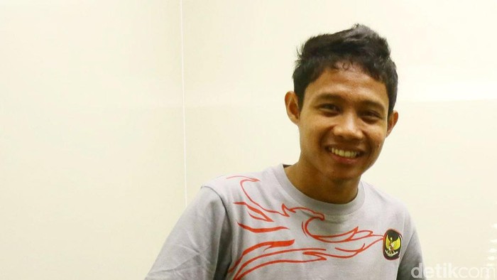 Kapten Timnas U-19 Evan Dimas Darmono saat di Piala Asia 2014 yang di gelar di Myanmar.