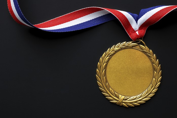 Ilustrasi medali emas