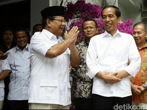 Melihat Kembali Kemesraan Jokowi-Prabowo Usai Pilpres 2014
