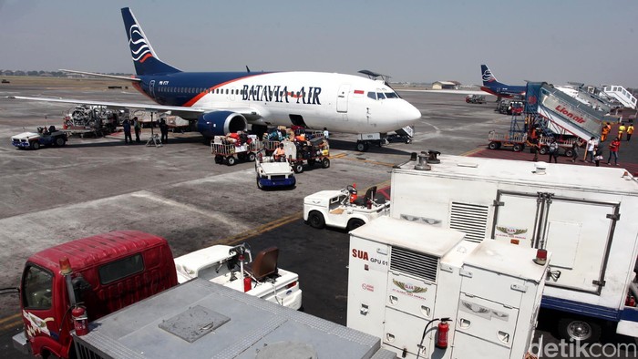 Pesawat Batavia Air di Bandara Soekarno-Hatta. File/detikFoto.