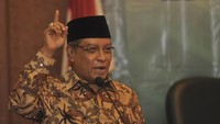 Sikap Ketua Umum Pengurus Besar Nahdlatul Ulama (PBNU) Said Aqil Siroj yang buka-bukaan terkonfirmasi COVID-19 Said Aqil terkonfirmasi positif berdasarkan hasil swab test, Sabtu (28/2020). Wahyu Putro/detikcom