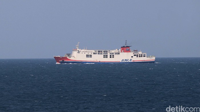 Kapal Ferry Roro Roro Yang Melayani Penyeberangan Merak Bakauheni.file/detikcom.