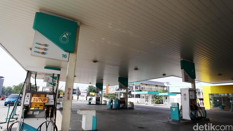SPBU Petronas SPBU Petronas di jalan Pekayon Raya, Kota Bekasi, Jawa Barat, . Rabu (24/10/13). Sebanyak 15 SPBU dari 19 SPBU Petronas yang tersebar di Jakarta dan Medan juga telah ditutup sejak 31 Agustus 2012 lalu. File/detikFoto.