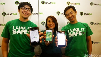 Bicara Gojek, maka Grab pun jangan sampai ketinggalan. Pertama kali datang, Grab dulu mengusung nama GrabTaxi pada 2012 lalu. Foto: Agung Pambudhy