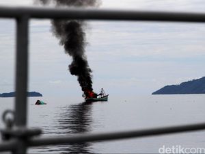Susi Tenggelamkan 127 Kapal di 2017, Vietnam Paling Banyak