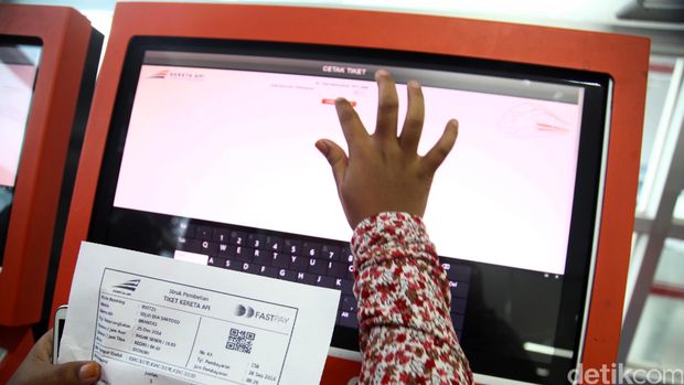 Cara pesan tiket kereta api.