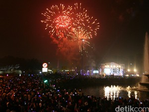 Perayaan Pergantian Tahun di Jakarta Terpusat di Ancol