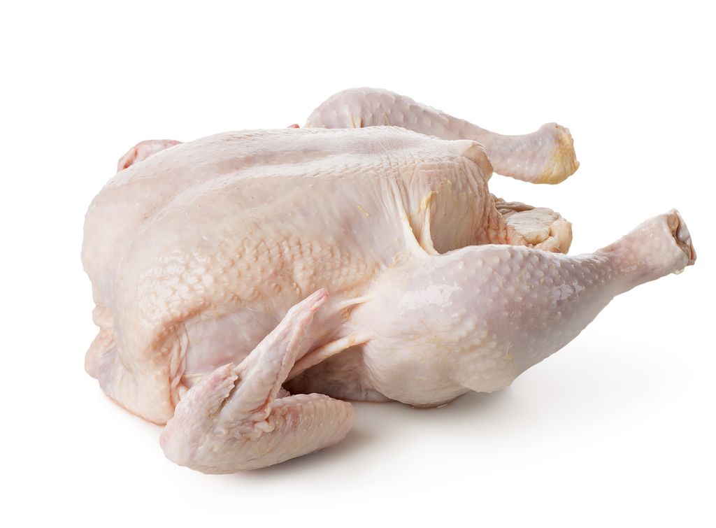 Raw chicken