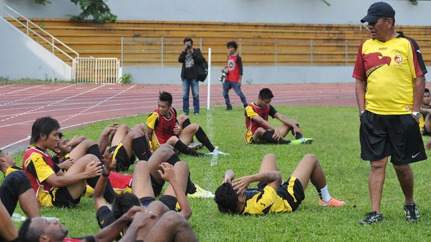 Benny Dolo saat menukangi Sriwijaya FC.