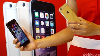 iPhone 6 dan 6 Plus dihentikan penjualannya di sebagian besar negara pada September 2016 ketika Apple memperkenalkan iPhone 7. Foto: Hasan Alhabshy