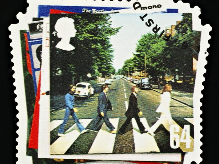Beatles Pop Group Postage Stamp