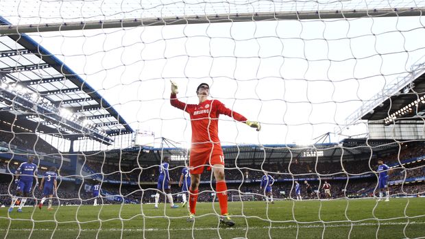 Thibaut Courtois meraih nama besar saat berkostum Atletico Madrid.