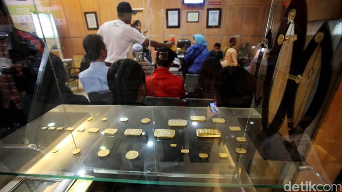 Emas Antam Naik Rp 1.000 Jadi Rp 553.000/Gram