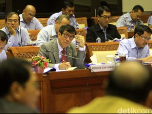 Baleg DPR dan Menkum HAM Rapat Bahas RUU Tambahan di Prolegnas