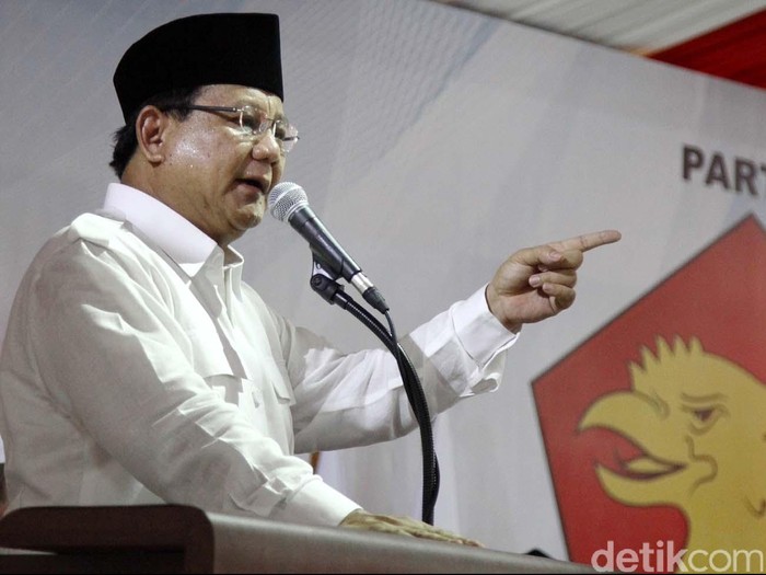 Soal Revisi UU KPK, Prabowo: Korupsi Harus Diberantas