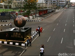Ada Perayaan Pramuka, Sore Ini Jalan Asia Afrika Bandung Ditutup