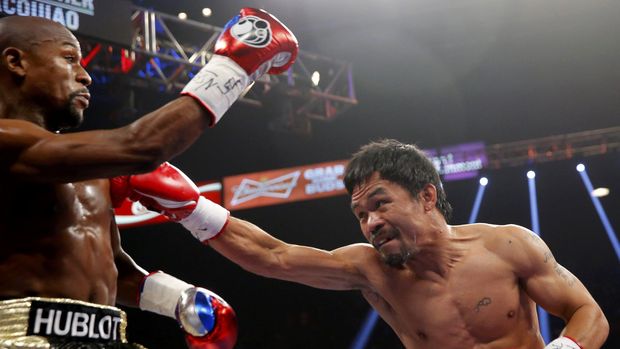 Manny Pacquiao juga gagal menembus pertahanan Floyd Mayweather Jr.