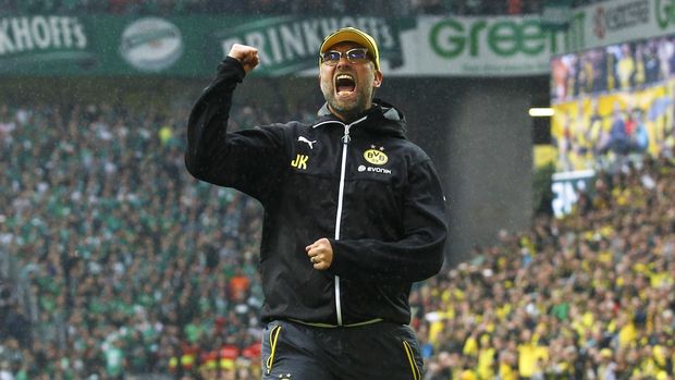 Ketika menangani Dortmund, Juergen Klopp mampu merusak dominasi Bayern Munchen di Bundesliga.