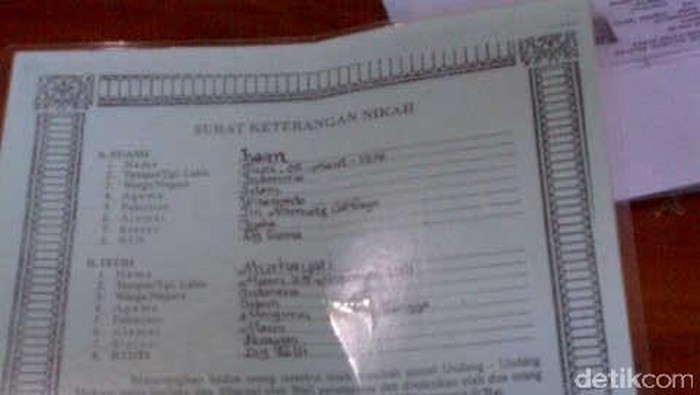 Ini Surat yang Diklaim Iwan sebagai Bukti Menikahi Nurhayati