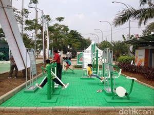 Asyik, Sekarang Bisa Nge-Gym Gratis di Waduk Pluit