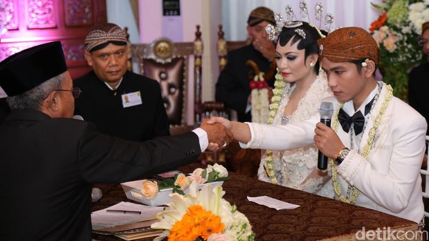 Akad nikah Gibran-Selvi.