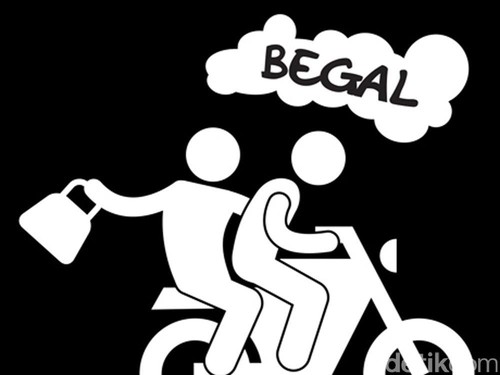 Ilustrasi Begal, Rampok, Jambret. Andhika Akbarayansyah/infografis.