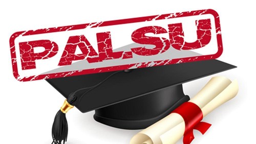 Ilustrasi Ijazah Palsu. Andhika Akbarayansyah/Infografis.