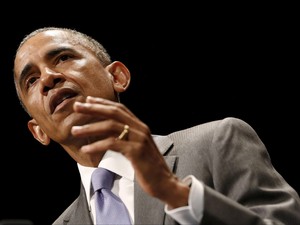Diteriaki Saat Pidato di Gedung Putih, Obama Kesal