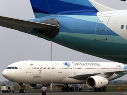 Telkomsel-Garuda Indonesia Jajaki Sedia Kuota Internet di Pesawat