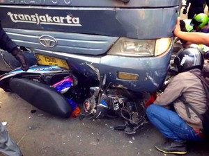 Tabrak 11 Kendaraan, Sopir TransJ Jadi Tersangka