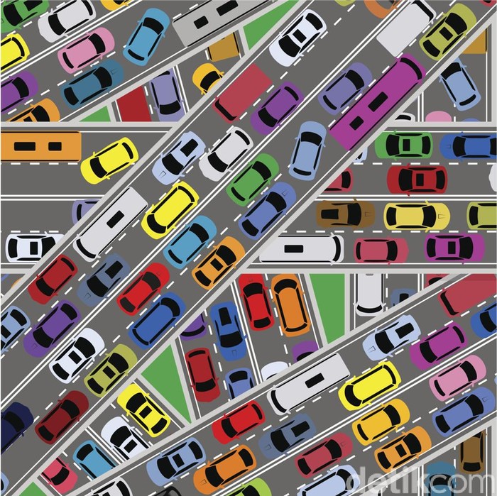 Semanggi Menuju Bekasi Macet Parah, Penumpang Bus Pasrah